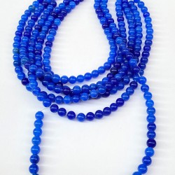 Mavi Ceyt Doğal Taş Boncuk Boyut 8 Mm 1 Dizi-DTB-1110