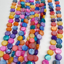 Rengarenk Yassı Doğal Taş 1 Dizi 6 Mm-DTB-1118