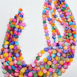 Rengarenk Yassı Doğal Taş 1 Dizi 8 Mm-DTB-1119