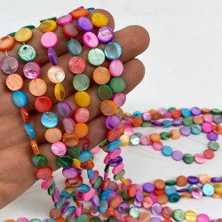 Rengarenk Yassı Doğal Taş 1 Dizi 10 Mm-DTB-1120