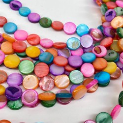 Rengarenk Yassı Doğal Taş 1 Dizi 10 Mm-DTB-1120