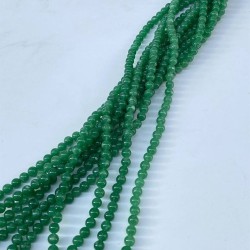 Yeşil Ceyt Dizi Küre Kesim 8 Mm 1 Dizi Doğal Taş-DTB-1121