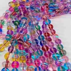 Janjanlı Rengarenk Kuvars Doğal Taş 8 Mm 1 Dizi-DTB-1135