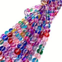Janjanlı Rengarenk Kuvars Doğal Taş 8 Mm 1 Dizi-DTB-1135