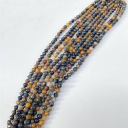 Kahverengi Ceyt Doğal Taş 8 Mm 1 Dizi-DTB-1142