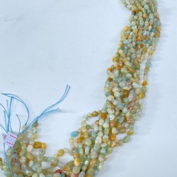 Yeşil Doğal Taş Mercimek Kesim 1 Dizi-DTB-1149