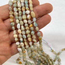 Yeşil Doğal Taş Mercimek Kesim 1 Dizi-DTB-1149