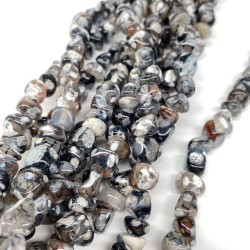 Siyah Çakıl Taşı Kesim Doğal Taş 1 Dizi-DTB-1166