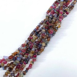 Renkli Leopar Çakıl Taşı Kesim Doğal Taş 1 Dizi-DTB-1167