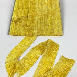 Sarı Düz İp Saçak Püskül Şerit-DUZIP-1002