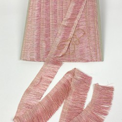 Açık Pudra Düz İp Saçak Püskül Şerit-DUZIP-1003 Açık Pudra Düz İp Saçak Püskül Şerit-DUZIP-1003