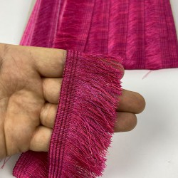 Fuşya Düz İp Saçak Püskül Şerit-DUZIP-1005 Fuşya Düz İp Saçak Püskül Şerit-DUZIP-1005