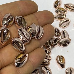 Rose Rengi Tazı Boncuk Deniz Kabuğu-DZK-1021