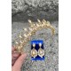 Elvira Gold Gelin Kına Tacı Özel Gün Aksesuar Kadın Taç Ve Geniş Mekik Küpe Takımı-ELVIRA-28 Elvira Gold Gelin Kına Tacı Özel Gün Aksesuar Kadın Taç Ve Geniş Mekik Küpe Takımı-ELVIRA-28