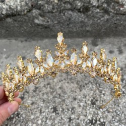 Elvira Gold Gelin Kına Tacı Özel Gün Aksesuar Kadın Taç Saç Aksesuarı-ELVIRA-7 Elvira Gold Gelin Kına Tacı Özel Gün Aksesuar Kadın Taç Saç Aksesuarı-ELVIRA-7