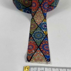 Bohemora Etnik Desenli Dekoratif Şerit Kurdele 1 Metre-ETNIKSERIT-1