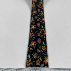 Darkflora Secret Mini &Ccedil;i&ccedil;ek Desenli Kadife Şerit &ndash; Vintage Dekoratif Kurdele 1 Metre-ETNIKSERIT-11