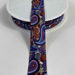 Mysteria Folk Art Etnik Desenli Kadife Dekoratif Şerit &ndash; Premium S&uuml;sleme 1 Metre-ETNIKSERIT-14