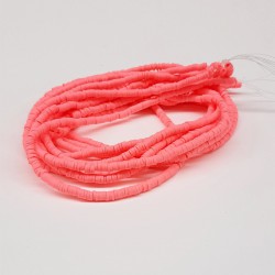 Neon Pembe Fimo Hamur Boncuk-FHB-1018