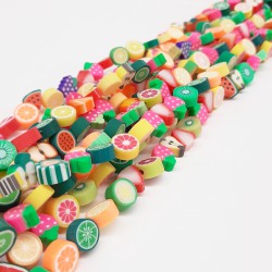 Meyve Motifli Fimo Boncuk-FHB-1022