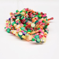 Meyve Motifli Fimo Boncuk-FHB-1022