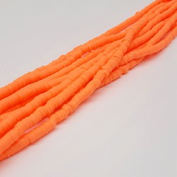 Açık Neon Turuncu Fimo Hamur Boncuk-FHB-1041