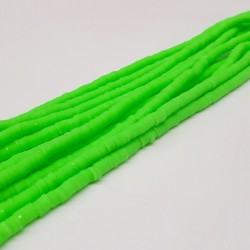 Neon Yeşil Fimo Hamur Boncuk-FHB-1043