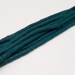 Petrol Mavi Fimo Hamur Boncuk-FHB-1058