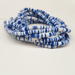 Beyaz Mavi Fimo Hamur Boncuk-FHB-1059