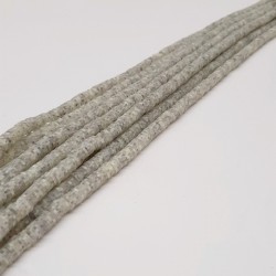 Desenli Gri Fimo Hamur Boncuk-FHB-1062