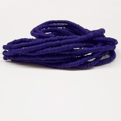 Koyu Mor Desenli Fimo Hamur Boncuk-FHB-1063 Koyu Mor Desenli Fimo Hamur Boncuk-FHB-1063