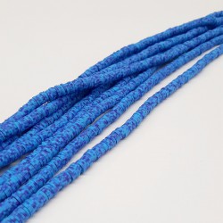 Desenli Mavi Fimo Hamur Boncuk-FHB-1070