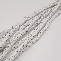 Desenli Beyaz Fimo Hamur Boncuk-FHB-1071