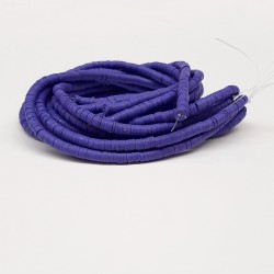 Lila Fimo Hamur Boncuk-FHB-1072