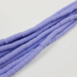 Lila 6 mm Fimo Boncuk-FHB-1073