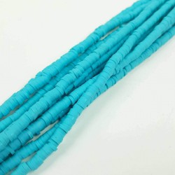 Turkuaz 4 mm Fimo Boncuk-FHB-1087