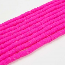 Neon Fuşya Fimo Boncuk-FHB-1099