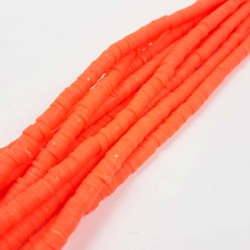 Neon Turuncu Fimo Boncuk-FHB-1111