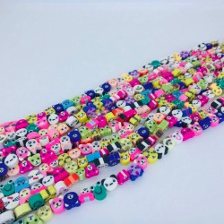 Sevimli Hayvan Desenli Fimo Hamur Boncuk-FHB-1153