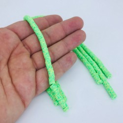 Yeşil Sarı Desenli Fimo Hamur Boncuk-FHB-1154 Yeşil Sarı Desenli Fimo Hamur Boncuk-FHB-1154