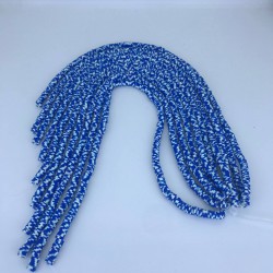 Mavi Beyazlı Fimo Hamur Boncuk-FHB-1158