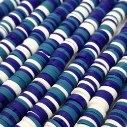 Mavi Renkli Fimo Hamur Boncuk-FHB-1191