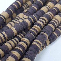 Kahverengi Bejli Fimo Hamur Boncuk-FHB-1196 Kahverengi Bejli Fimo Hamur Boncuk-FHB-1196