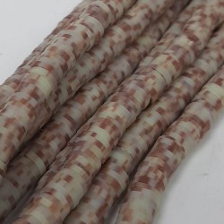 Kahveli Desenli Fimo Hamur Boncuk-FHB-1197 Kahveli Desenli Fimo Hamur Boncuk-FHB-1197