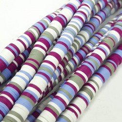 Mürdüm Grili Renkli Fimo Hamur Boncuk-FHB-1200