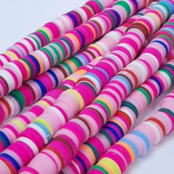 Fuşyalı Pembeli Fimo Hamur Boncuk-FHB-1206 Fuşyalı Pembeli Fimo Hamur Boncuk-FHB-1206