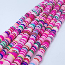 Fuşyalı Pembeli Fimo Hamur Boncuk-FHB-1206 Fuşyalı Pembeli Fimo Hamur Boncuk-FHB-1206