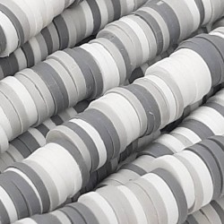 Beyaz Grili Fimo Hamur Boncuk-FHB-1210