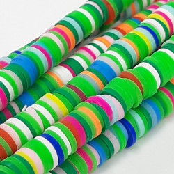 Çok Renkli Yeşilli Fimo Hamur Boncuk-FHB-1212