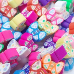 Kelebek Model Fimo Boncuk-FHB-1221 Kelebek Model Fimo Boncuk-FHB-1221